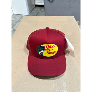 Authentic Bass Pro Shops Standard red original fish hat